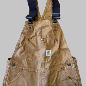 Carhartt Insulated Bib Overall Youth Size 12/ Women's XS